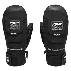 Romp TF 可開指連指手套 雙手套組, OPEN BLACK