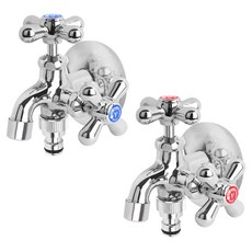 防濺黃銅雙向水龍頭, 1套