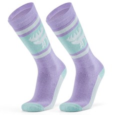 ROCKBROS 洛克兄弟 Q Nature 滑雪 單板滑雪 運動襪 Q23-011, 1個, 紫色