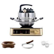 Sotbapdaetongryeong 家用IH全自動壓力土鍋組 2人用, 1套, 混合色