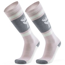 ROCKBROS 洛克兄弟 Q-Nature 滑雪滑雪板運動襪 Q23-011, 1個, 粉紅色