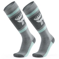 ROCKBROS 洛克兄弟 Q Nature 滑雪 單板滑雪 運動襪 Q23-011, 1個, 灰色