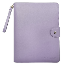 Think About 軟質A5 6孔活頁手帳外殼, 1個, 薰衣草紫