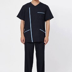 世景 男士用側邊拉鍊護士服上下衣套裝 450