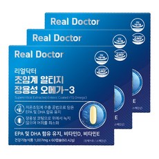 Real Doctor 超臨界rTG Omega-3腸溶性膠囊, 3盒, 60顆