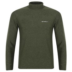 FERRA US 男款混色保暖半高領登山內搭衣 OCTW3SR5052