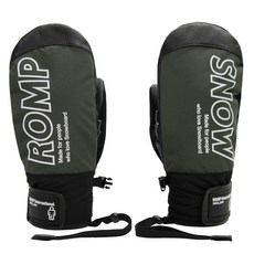 롬프 OPEN MITTEN 스키장갑 양손 세트, KHAKI, 1개