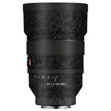코엠스킨 소니 FE 50 F1.2 GM 렌즈 스킨 보호 필름, 쉐도우 블랙, 1개