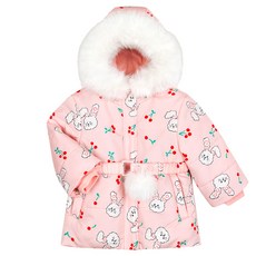 mollimelli 女童可愛爆棚跳跳兔滑雪外套