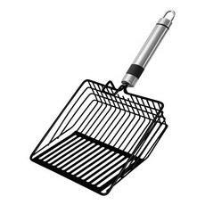 Lanboer 貓用寬版鋼製貓砂鏟, A款