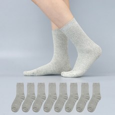 싹스윕 여성용 프리미엄 갑종 골지 도톰 중목 양말 8켤레 세트