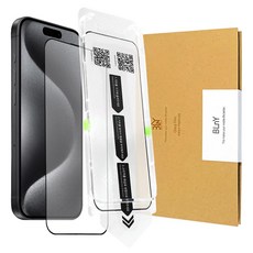 비엘와이 Ezkit 강화 유리 액정보호필름 2p 세트, 1세트