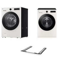 LG전자 트롬 오브제컬렉션 드럼세탁기 + 건조기 + 키트 세트 KFG21EN-9EN 21kg + 19kg 건조기 방문설치, 네이처 베이지