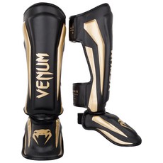 VENUM 菁英踢拳道護脛, 黑色 + 金色