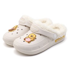 카카오프렌즈 아동용 춘식이 통통 털 샌들 하트