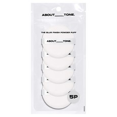 AboutTone The Blur 柔霧定妝粉撲 5入, 1個, 單一顏色