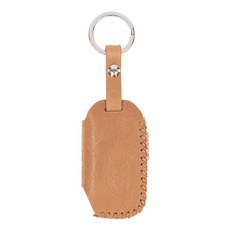 osiena 汽車智能皮革鑰匙殼 新奢華, 起亞 E(4按鈕), 米色