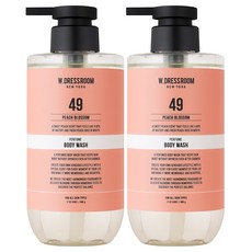 W Dress Room 香水沐浴露 49 桃花, 500克, 2個