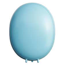 액센 파스텔 3단 발열 양면 충전식 손난로, HW310, BLUE