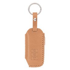 오시에나 자동차 스마트 가죽 차키케이스 뉴럭셔리, 기아 I(7버튼), 베이지