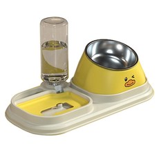 PASTEL PET 寵物可愛彩色飲水器 FREE, 黃色, 1個