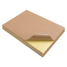 Khohimo 牛皮標籤紙 深色 100張 210 x 297 mm 3W146, 1個, 1格