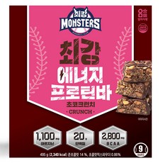 MOTHER LOVE 最強能量高蛋白巧克力脆棒 9條入, 1個, 495克