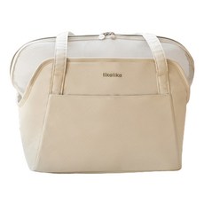 likalika 軟墊寵物外出提包, 奶油色, 1個