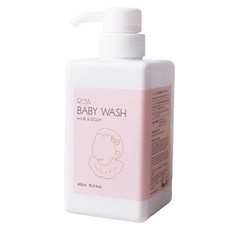 Roah幼兒用素食洗髮沐浴乳 450ml, 1個