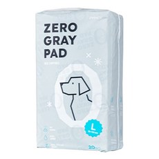 PPPICK 狗狗 Zero Gray 尿布墊, 1個, 20入