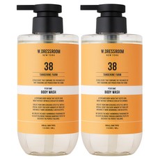 W Dress Room 香水沐浴露 38 橘子棕櫚, 500g, 2個