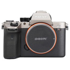 코엠스킨 소니 A7M4 카메라 스킨 보호 필름, 티타늄 상단 리치그레인 하단, 1개