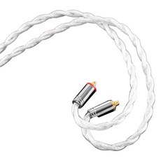QoA Whisky 插頭可替換式 客製化 MMCX 耳機線, 單一商品, 白色