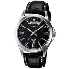 Casio 男士皮革手錶 MTP-1381L