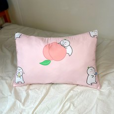 Begozani Mamungyi 扁柏蕎麥枕頭套, 粉紅色, 1個