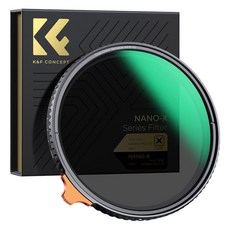 K&F CONCEPT NANO-X TRUE COLOR Variable 可變濾鏡 8K AGC Glass 82mm, ND2-ND32