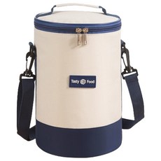 unheve 可愛圓形便當袋 海軍藍, 1個