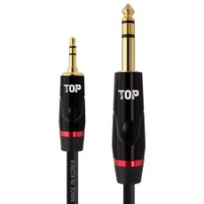 솔탑 국산 3.5 스테레오 TO 5.5 스테레오 케이블, SOLTOP-1545(1.5m), 혼합색상