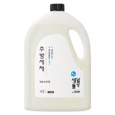 CLIO 生活物價 廚房洗碗精 檸檬薄荷香, 1個, 4.2L