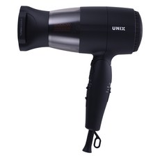 UNIX 折疊式吹風機 UN-A1210 2000W, 黑色