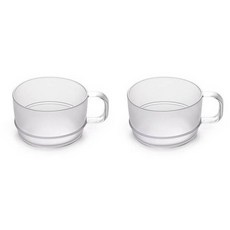 NIneware Pure 湯杯, 透明, 2個
