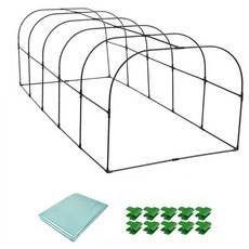 Morningscent 組裝式家用迷你溫室 塑膠棚 80 x 250 x 80 cm, 1個