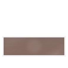 타공판닷컴 클리어 아일랜드 폴리카보네이트 파티션 가로 1000 x 120 x 300 mm, 화이트(프레임), 브라운(패널)