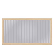 타공판닷컴 클리어 아일랜드 파티션 세로 600 x 120 x 300 mm, 네추럴 + 연스모그