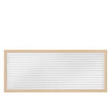 takongpan Clear Island 聚碳酸酯隔板 寬 800 x 120 x 300 mm, 自然色(框架), 透明(面板)