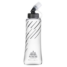 AONIJIE 奧尼捷 軟式水壺 SD21, 420ml, 1個, 黑色 + 白色