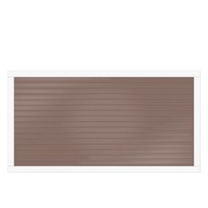 takongpan Clear Island 聚碳酸酯隔板 寬 600 x 120 x 300 mm, 白色(框架), 棕色(面板)