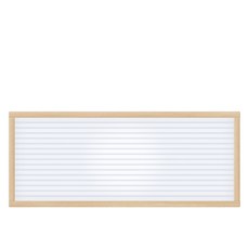 타공판닷컴 클리어 아일랜드 폴리카보네이트 파티션 가로 800 x 120 x 300 mm, 네츄럴(프레임), 오팔화이트(패널)