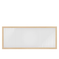 타공판닷컴 클리어 아일랜드 파티션 세로 800 x 120 x 300 mm, 네추럴 + 투명