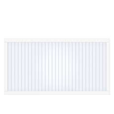 takongpan Clear Island 聚碳酸酯直立式隔板 600 x 120 x 300 mm, 白色 + 蛋白石白